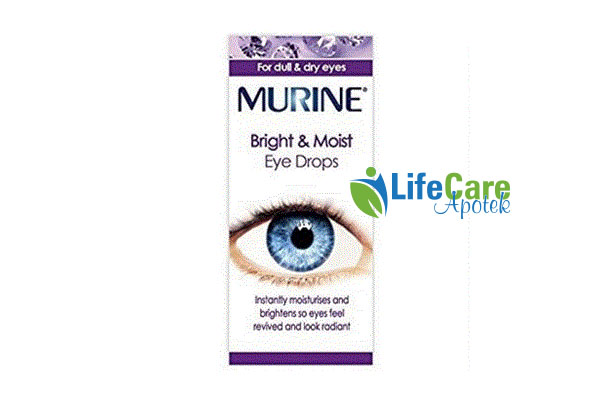 MURINE BRIGHT  MOIST EYE DROPS 15 ML - Life Care Apotek