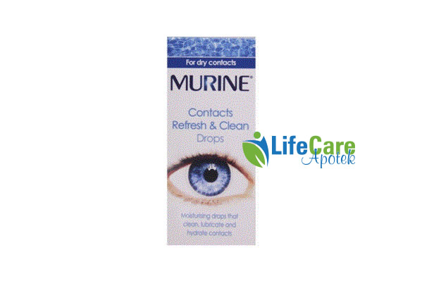 MURINE CONTACTS REFRESH  CLEAN EYE DROPS 15 ML - Life Care Apotek