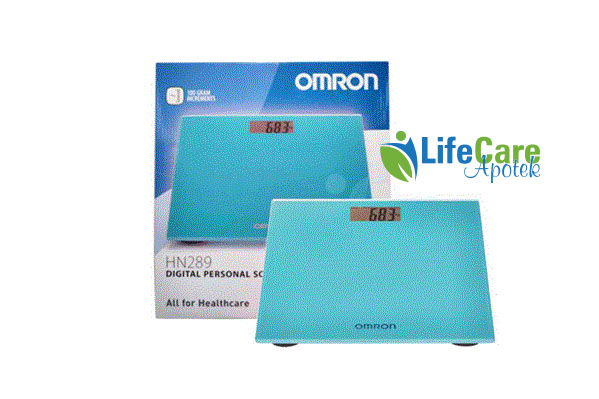 OMRON HN289 DIGITAL PERSONAL SCALE BLUE - Life Care Apotek