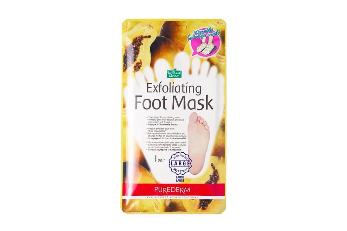 PUREDERM EXFOLIATING FOOT MASK LARGE 1 PCS - Life Care Apotek