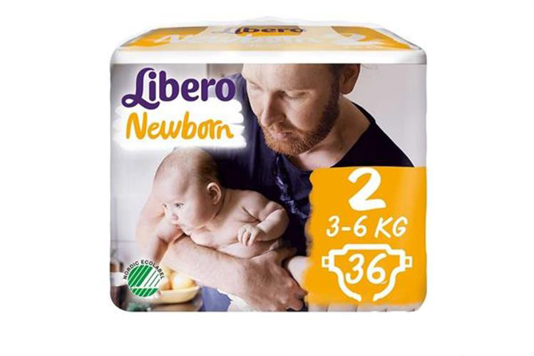 LIBERO NEWBORN NO 2 FROM 3 TO 6 KG 36 DIAPERS - Life Care Apotek