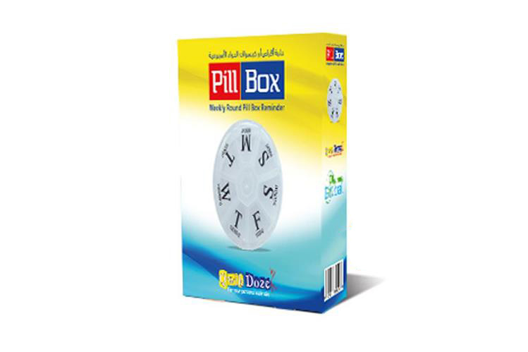 QWIK DOZE ROUND PILL BOX - Life Care Apotek