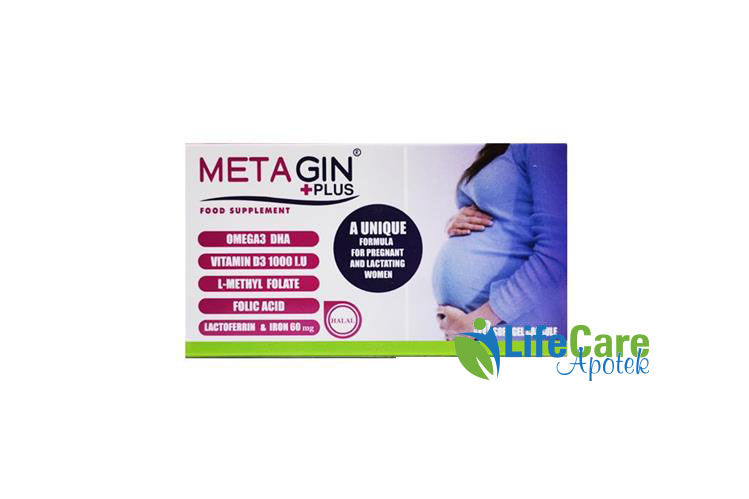 METAGIN PLUS 30 CAPSULES - Life Care Apotek