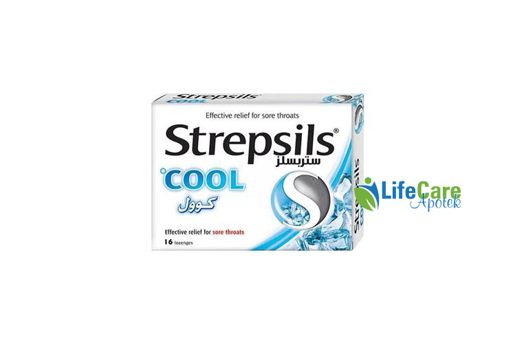 STREPSILS COOL 16 LOZENGES - Life Care Apotek