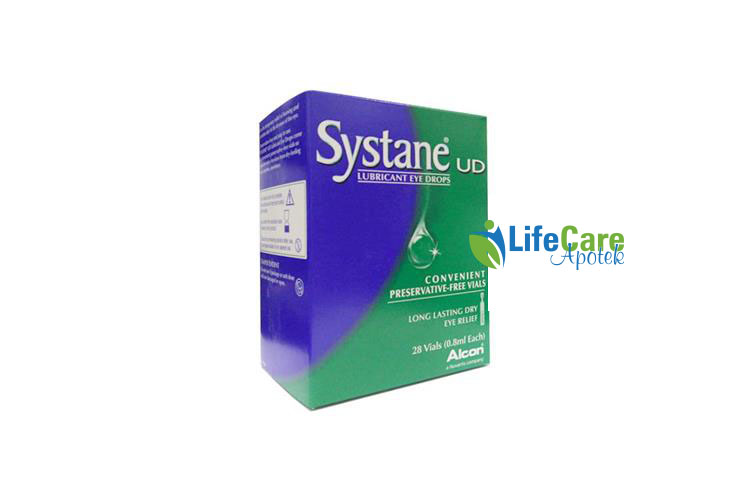SYSTANE UD LUBRICANT EYE DROPS 28 VIALS - Life Care Apotek