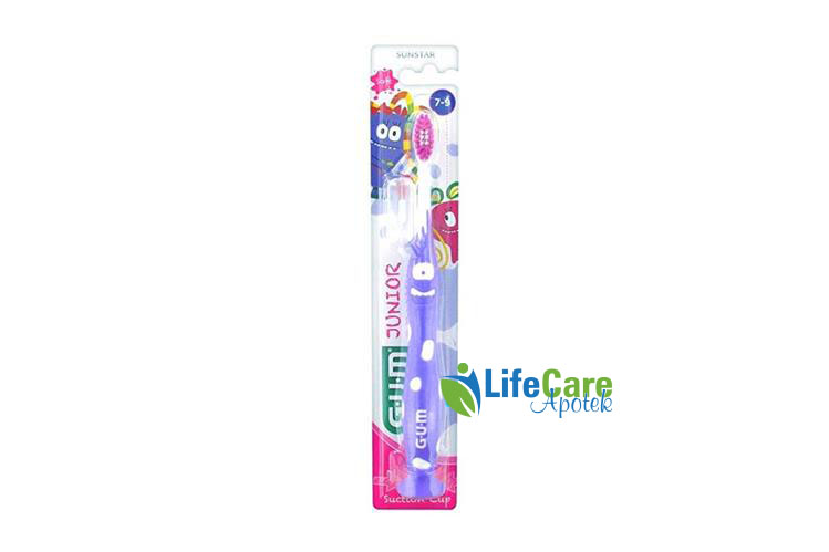 GUM JUNIOR TOOTHBRUSH 7 TO 9 YEARS COLOR VIOLET - Life Care Apotek