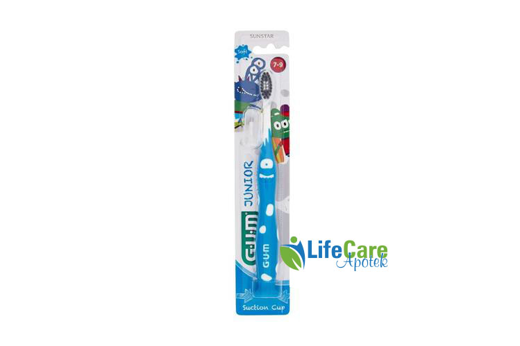 GUM JUNIOR TOOTHBRUSH 7 TO 9 YEARS COLOR BLUE - Life Care Apotek