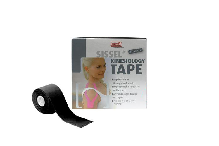 SISSEL KINESIOLOGY TAPE BLACK COLORED 5CMX5M - Life Care Apotek