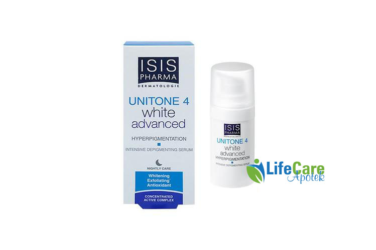 ISISPHARMA UNITONE 4 WHITE ADVANCED SERUM 15 ML - Life Care Apotek