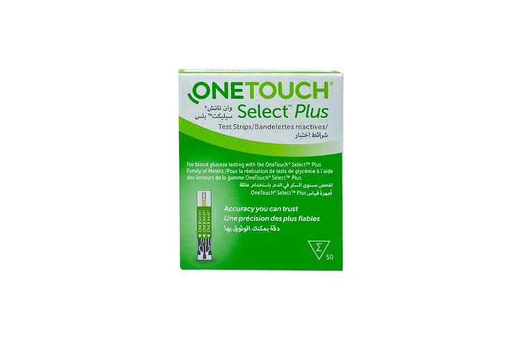 ONETOUCH SELECT PLUS 50 STRIPS - Life Care Apotek