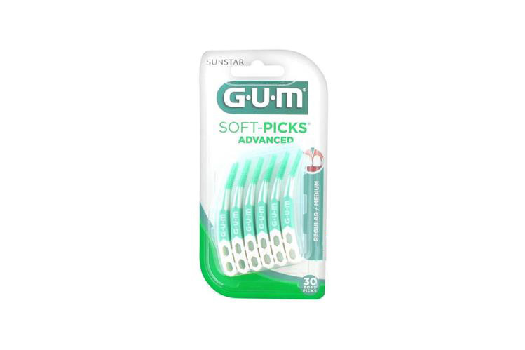 GUM SOFT PICKS ADVANED MEDIUM 650 30PCS - Life Care Apotek