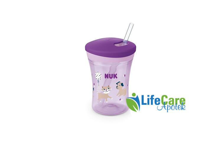NUK EVOLUTION STRAW CUP 240 ML PLUS  12 MONTH - Life Care Apotek