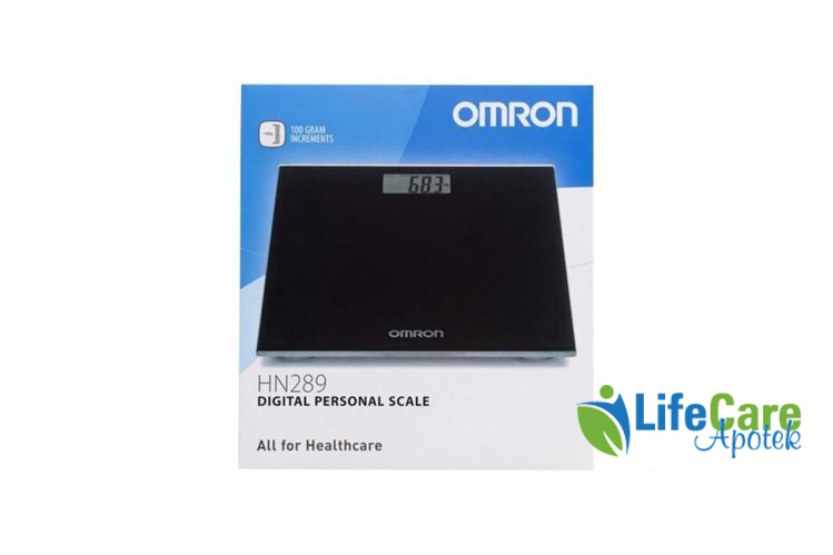 OMRON HN289 DIGITAL PERSONAL SCALE BLACK - Life Care Apotek