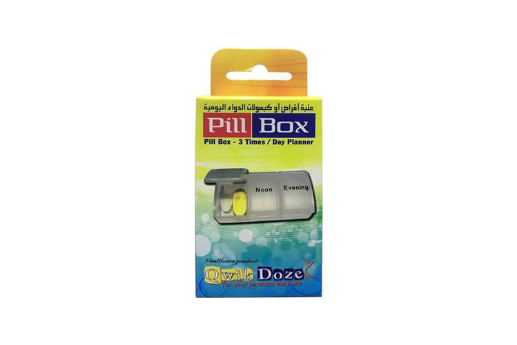 QWIK DOZE PILL BOX 3 TIME DAY - Life Care Apotek