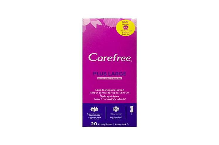 CAREFREE PLUS LARGE FRESH SCENT 20 PIECES - Life Care Apotek