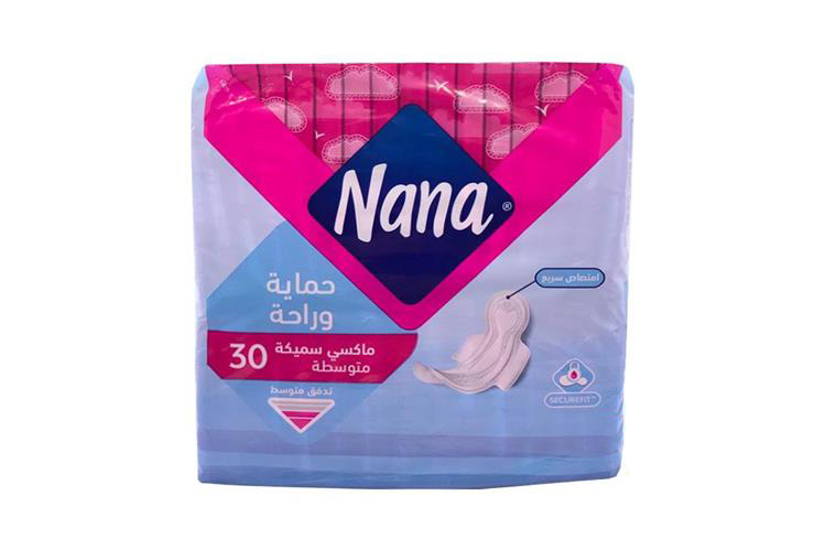 NANA MAXI THICK REGULAR 30PADS - Life Care Apotek