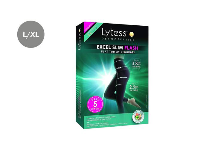 LYTESS EXCEL SLIM FLASH LEGGINGS BLACK SIZE L AND XL - Life Care Apotek