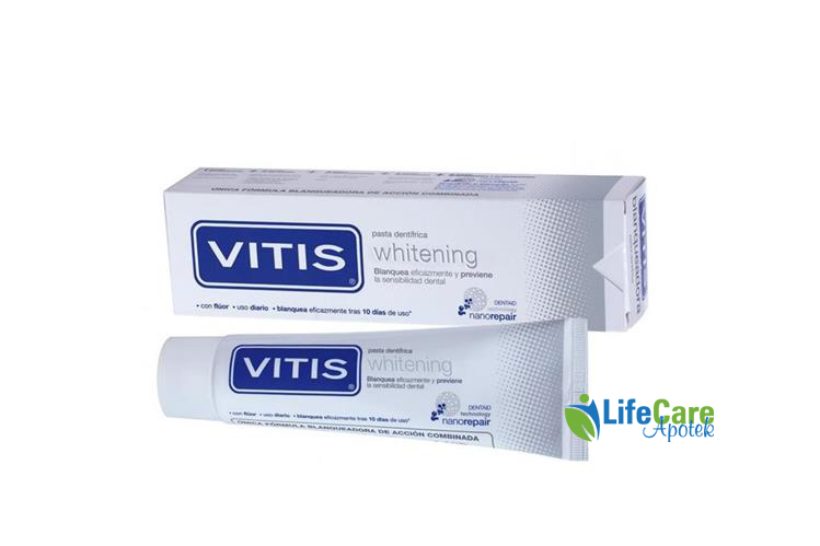VITIS WHITENING TOOTHPASTE 100ML - Life Care Apotek