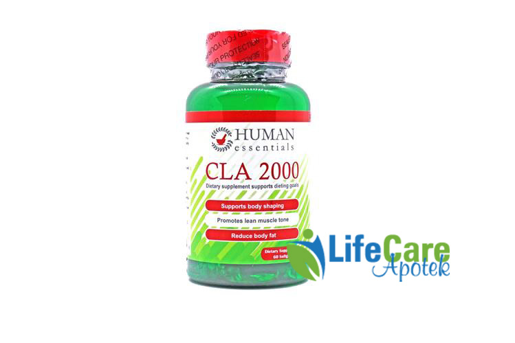 HUMAN CLA 2000 60 CAPSULES - Life Care Apotek