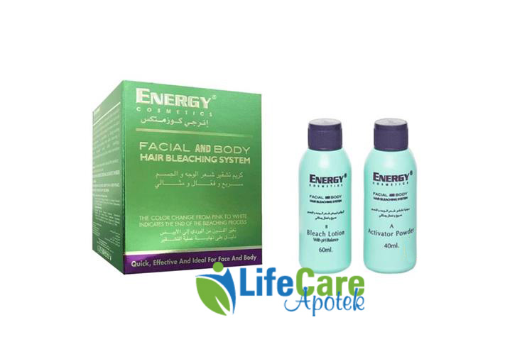 ENERGY FACIAL AND BODY HAIR BLEACHING SYSTEM - Life Care Apotek