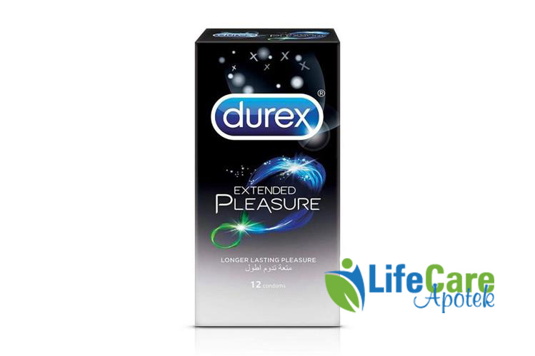 DUREX EXTENDED PLEASURE 12 CONDOMS - Life Care Apotek
