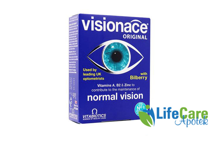 VITABIOTICS VISIONACE NORMAL VISION 30 TABLETS - Life Care Apotek