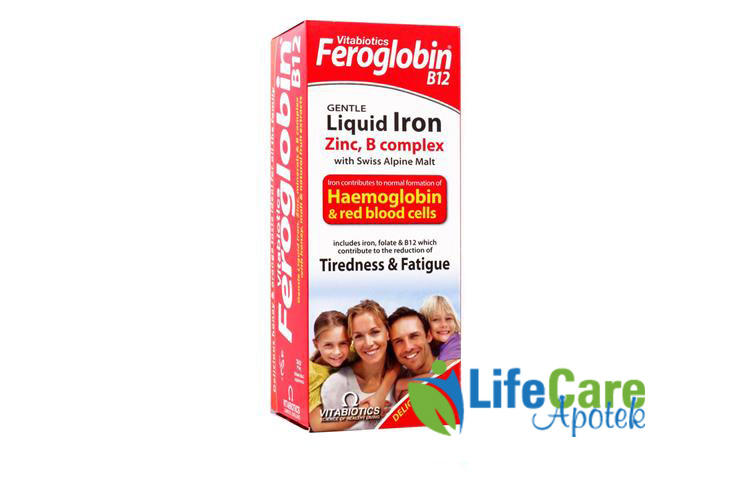 VITABIOTICS FEROGLOBIN B12 LIQUID 200 ML - Life Care Apotek