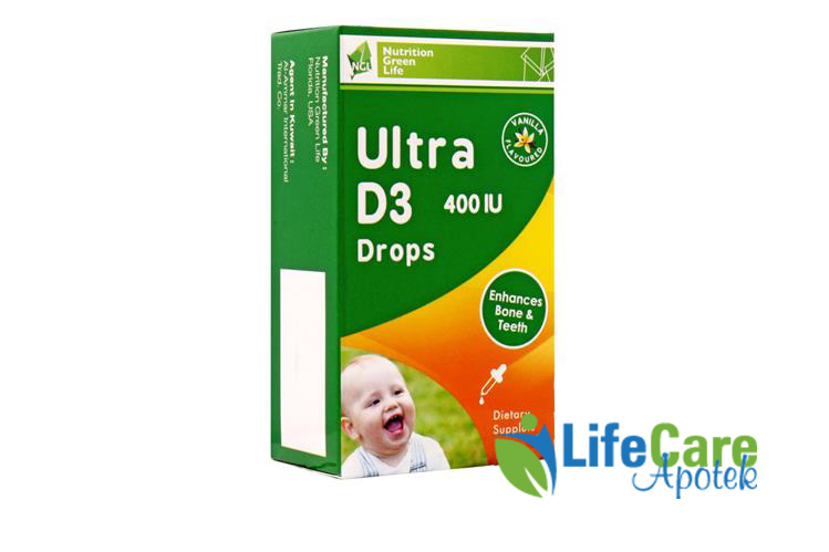 NUTRITION GREEN LIFE ULTRA D3 400 IU DROPS 50 ML - Life Care Apotek