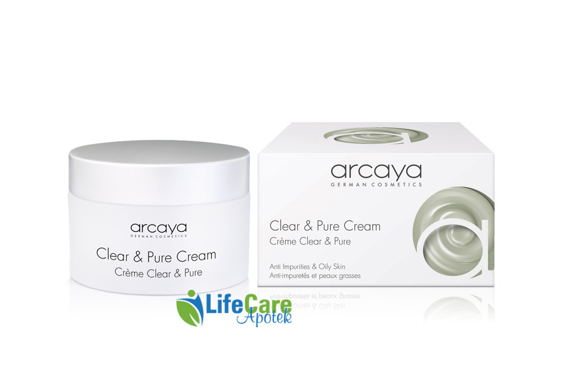 ARCAYA CLEAR PURE CREAM 100ML - Life Care Apotek