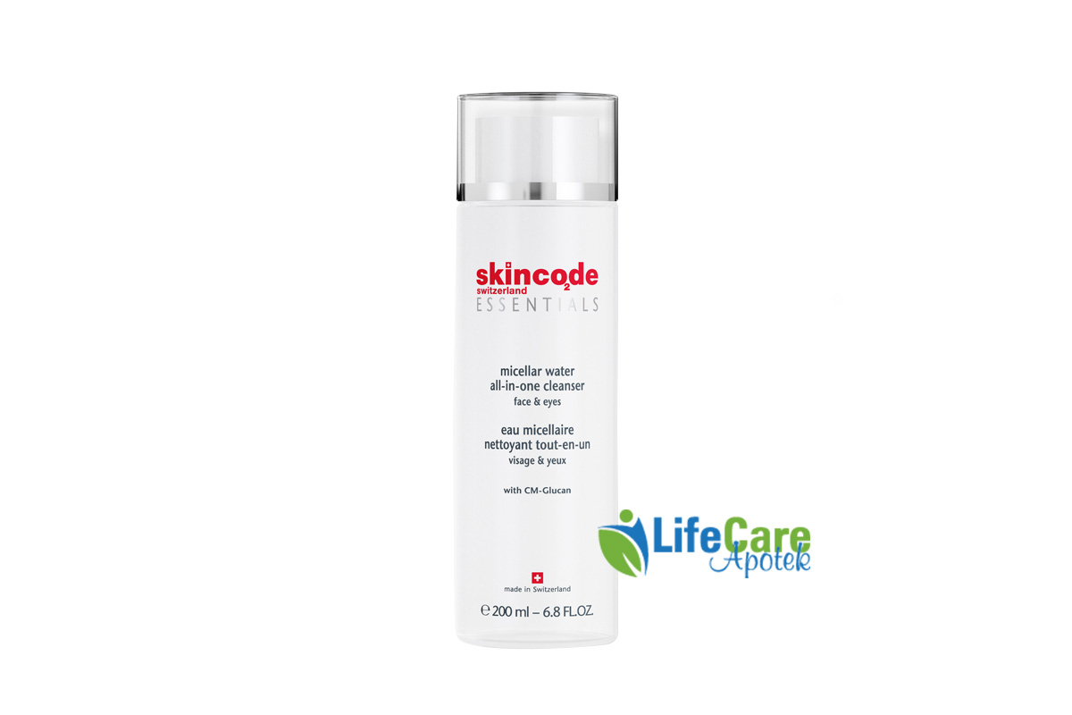 SKINCODE MICELLAR WATER ALL IN ONE CLEANSER 200 ML - Life Care Apotek