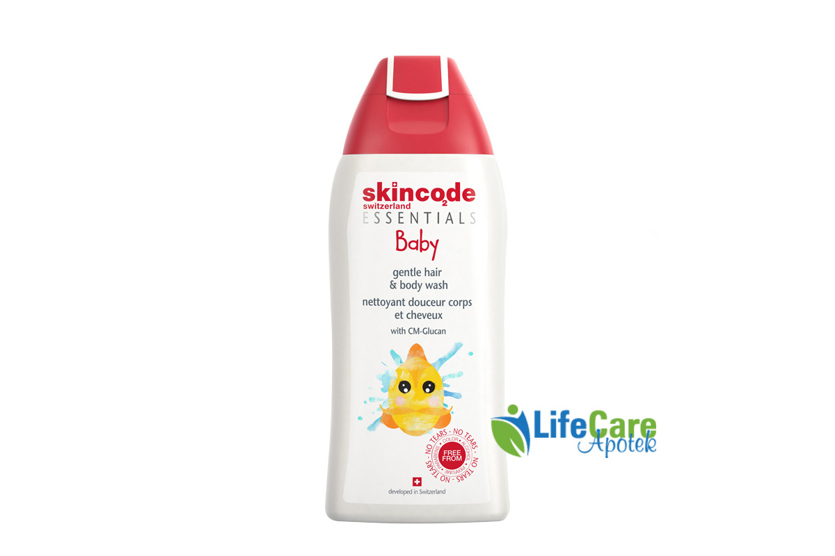 SKINCODE BABY GENTLE HAIR AND BODY WASH 200 ML - Life Care Apotek