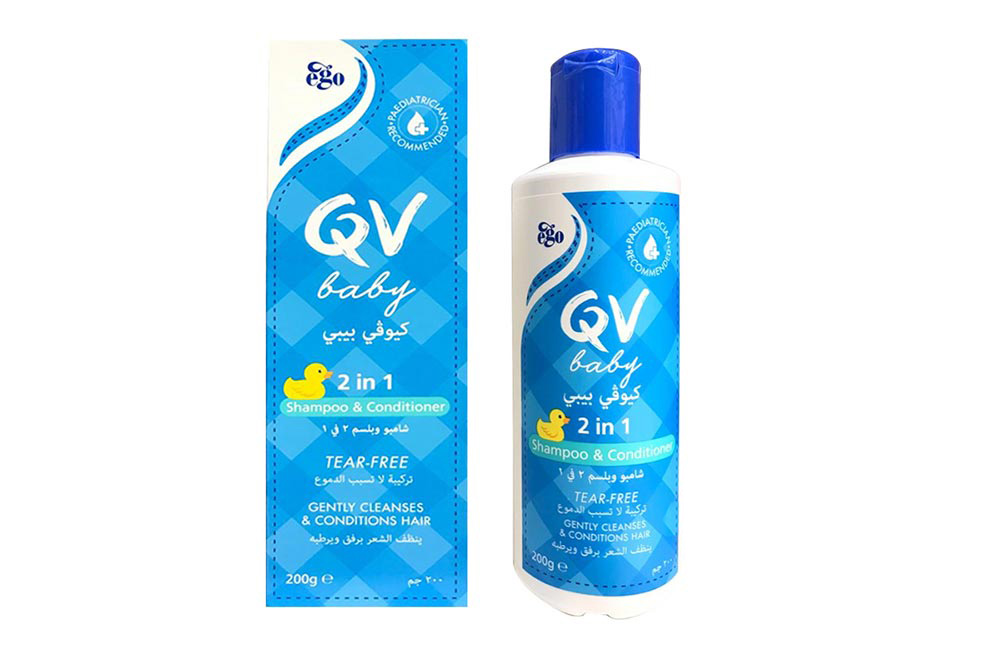 QV BABY 2 IN 1 SHAMPOO AND CONDITIONER 200 GM - Life Care Apotek