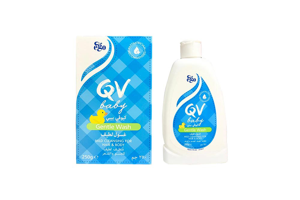 QV BABY GENTLE WASH 250 GM - Life Care Apotek