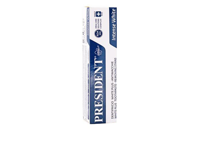 PRESIDENT WHITE TOOTHPASTE INTENSE WHITE 30ML - Life Care Apotek