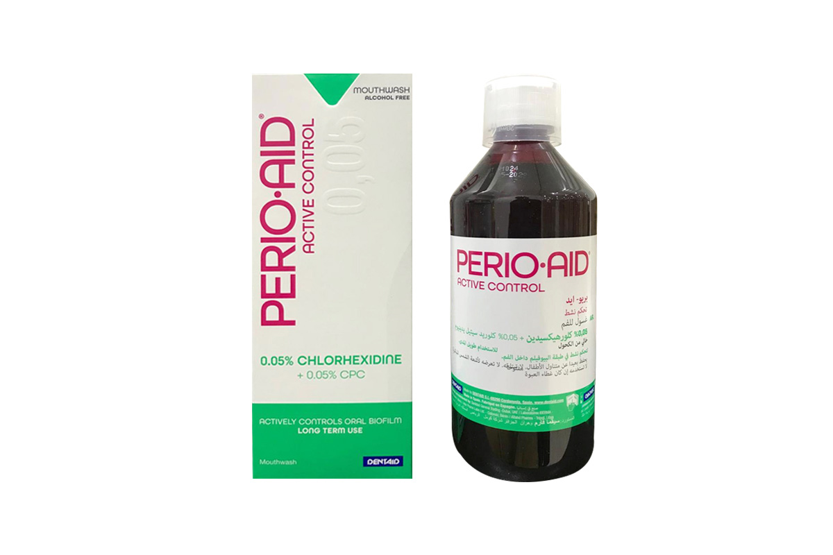 PERIOAID ACTIVE CONTROL MOUTHWASH 500 ML - Life Care Apotek