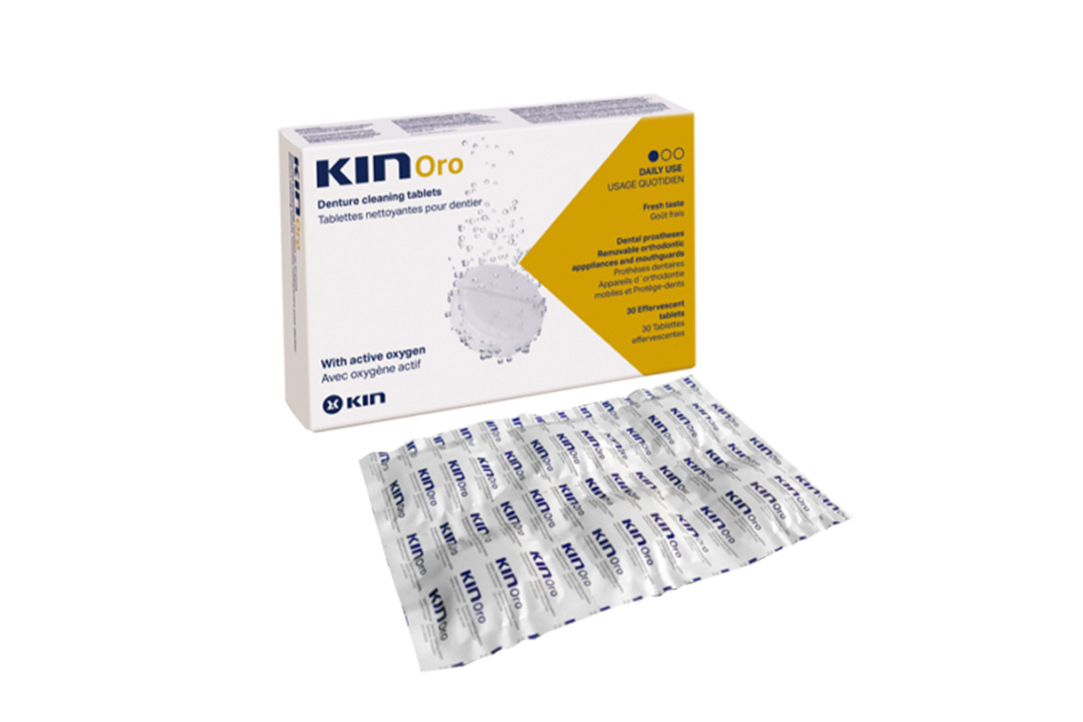 KIN ORO DENTURE CLEANING 30 TABLETS - Life Care Apotek