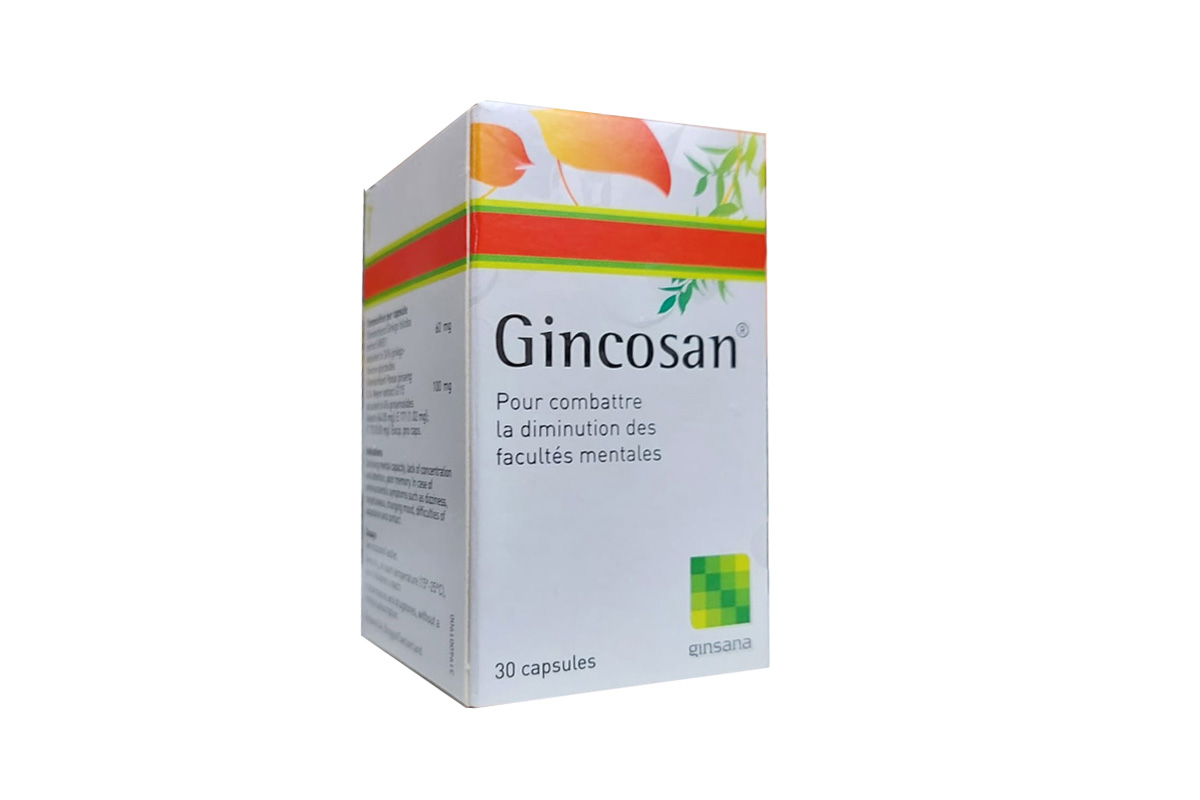 GINSANA GINCOSAN 30 CAPSULES - Life Care Apotek