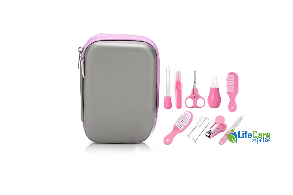 PRITTY BABY GROOMING KIT PINK 8 PIECES - Life Care Apotek