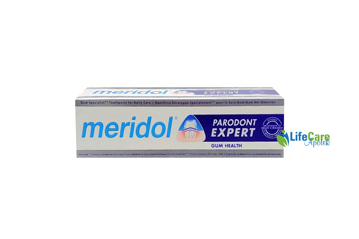 MERIDOL TOOTHPASTE PARODONT EXPERT GUM HEALTH 75 ML - Life Care Apotek