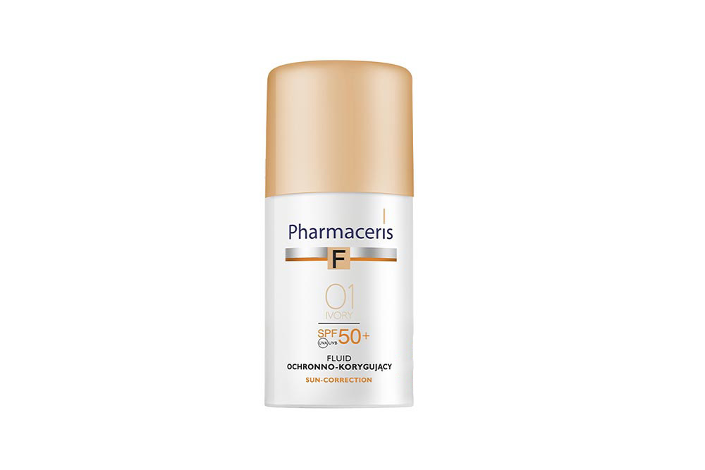 PHARMACERIS F SUN CORRECTION 01 IVORY SPF 50 30 ML - Life Care Apotek