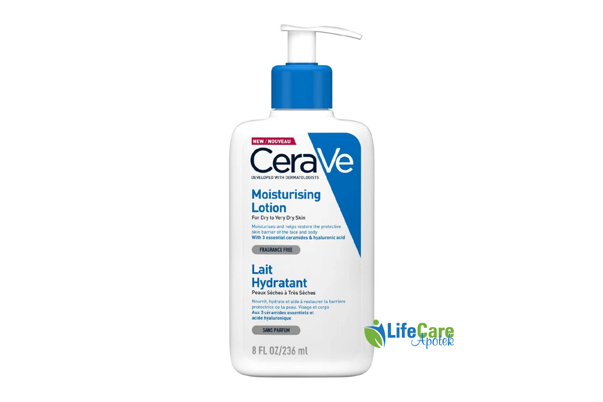 CERAVE MOISTURISING LOTION LAIT HYDRATANT 236 ML - Life Care Apotek