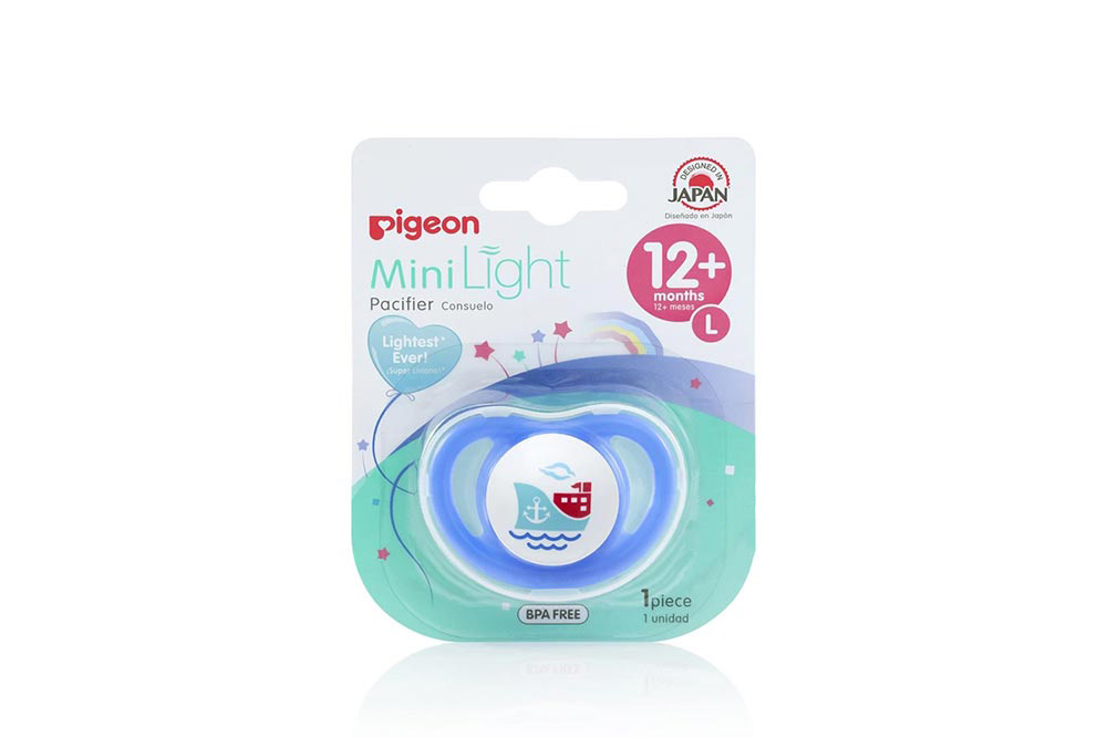 PIGEON MINI LIGHT PACIFIER 12 PLUS MONTHS SIZE L - Life Care Apotek