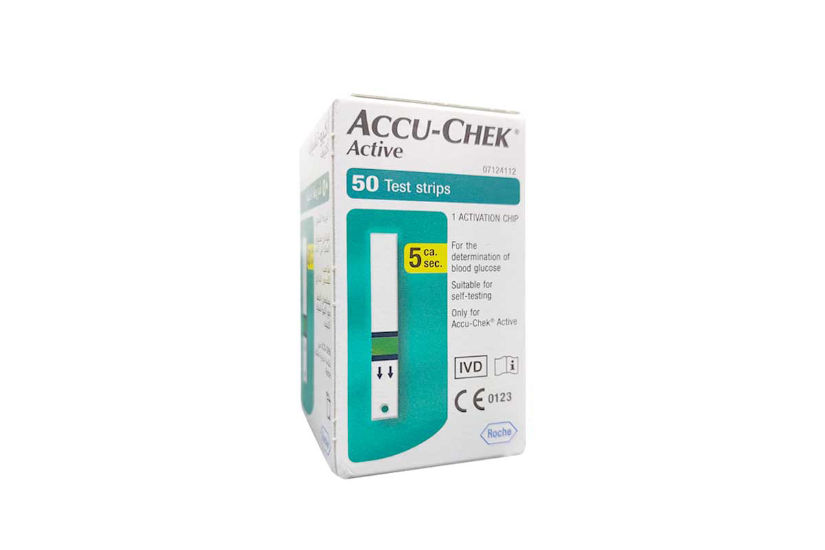 ACCU CHEK ACTIVE 50 STRIPS - Life Care Apotek