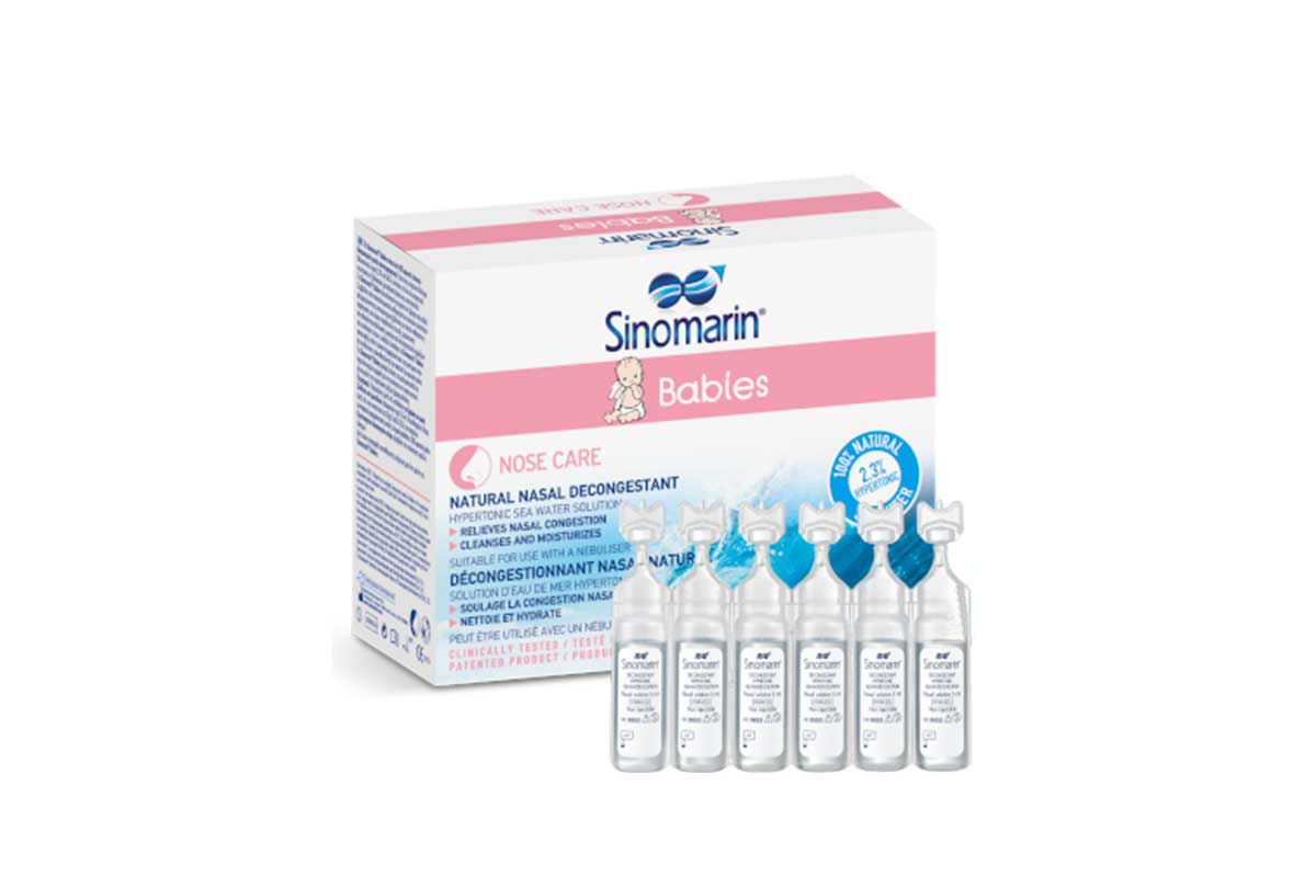 SINOMARIN BABIES NOSE CARE NATURAL NASAL DECONGESTANT 18X5ML VIALS - Life Care Apotek