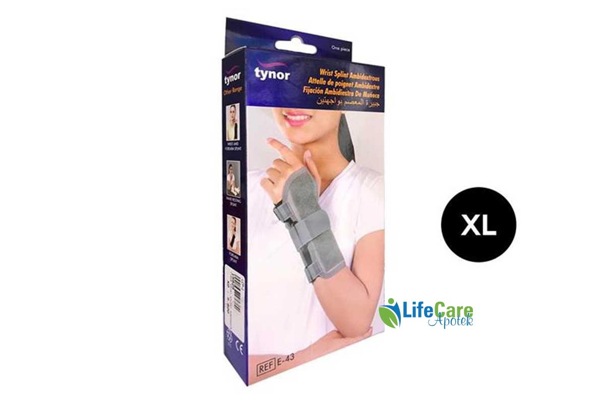 TYNOR WRIST SPLINT AMBIDEXTROUS XL E43 - Life Care Apotek