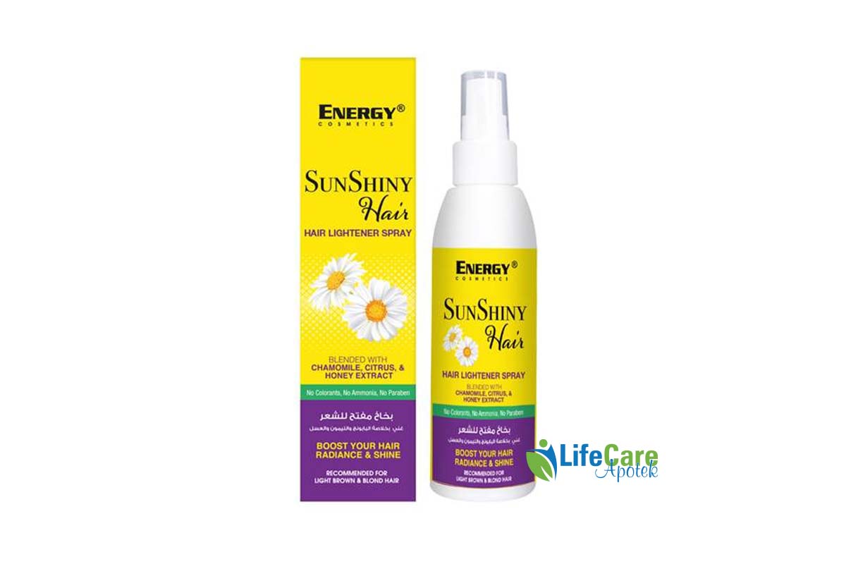 ENERGY SUN SHINY HAIR LIGTHENER SPRAY 125ML - Life Care Apotek