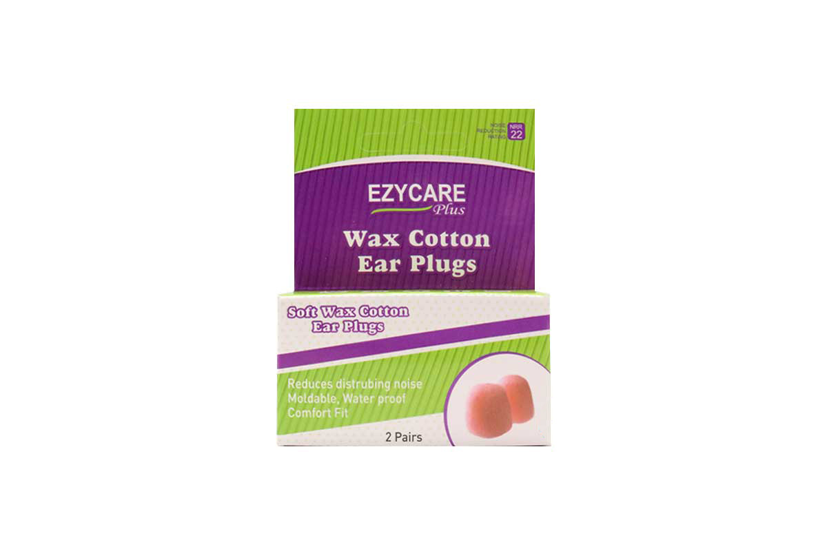 EZYCARE WAX COTTON EAR PLUGS 11241 - Life Care Apotek