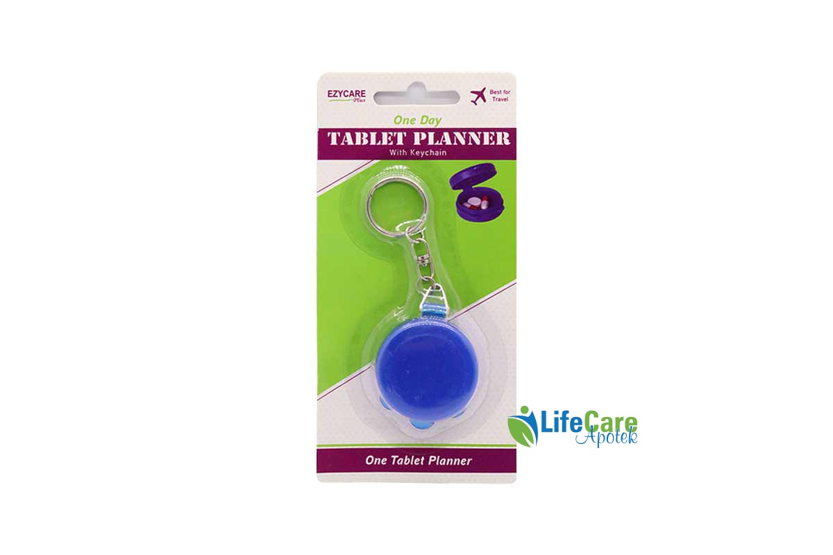 EZYCARE ONE DAY TABLET PLANNER WITH KEYCHAIN 17345 - Life Care Apotek