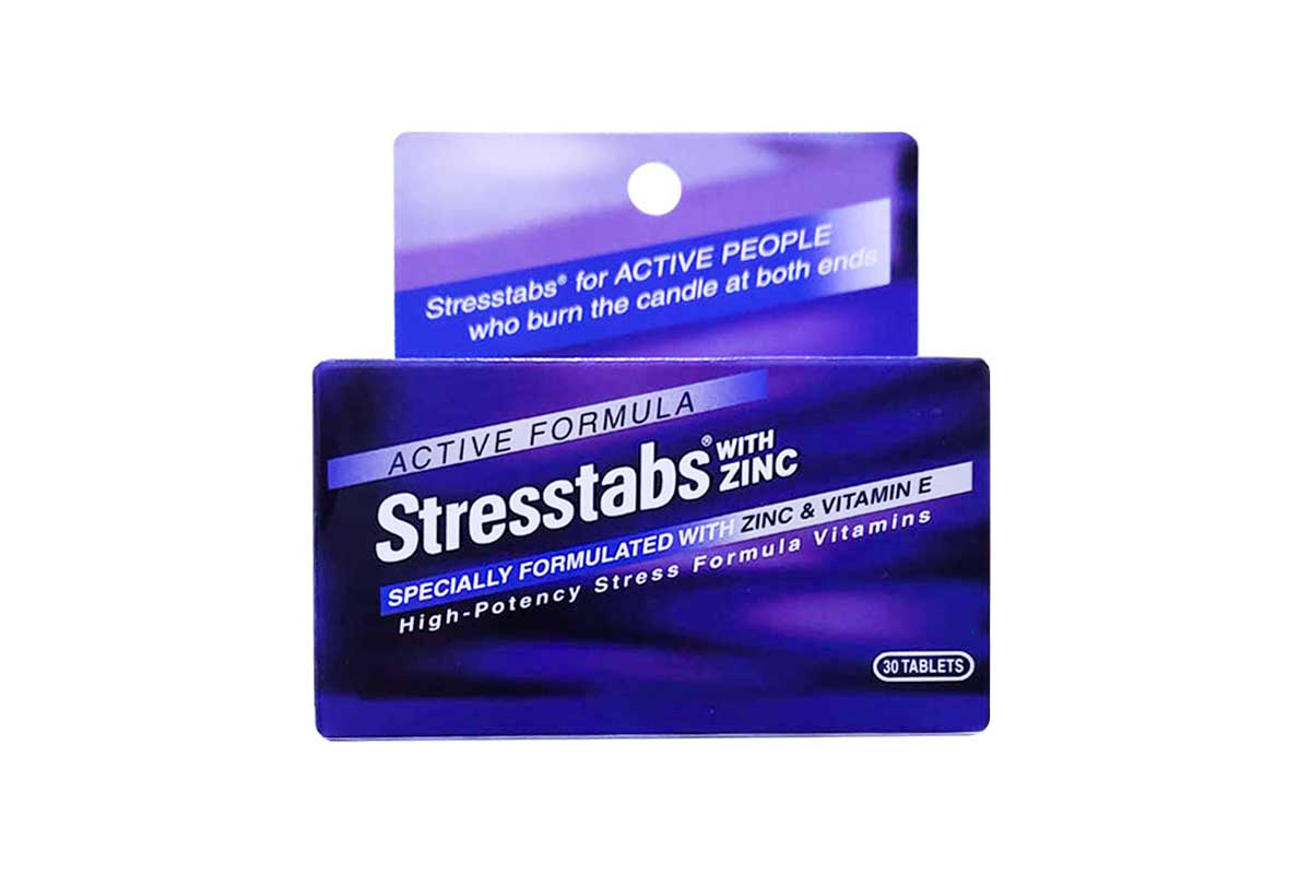 STRESSTABS WITH ZINC 30 TABLETS - Life Care Apotek