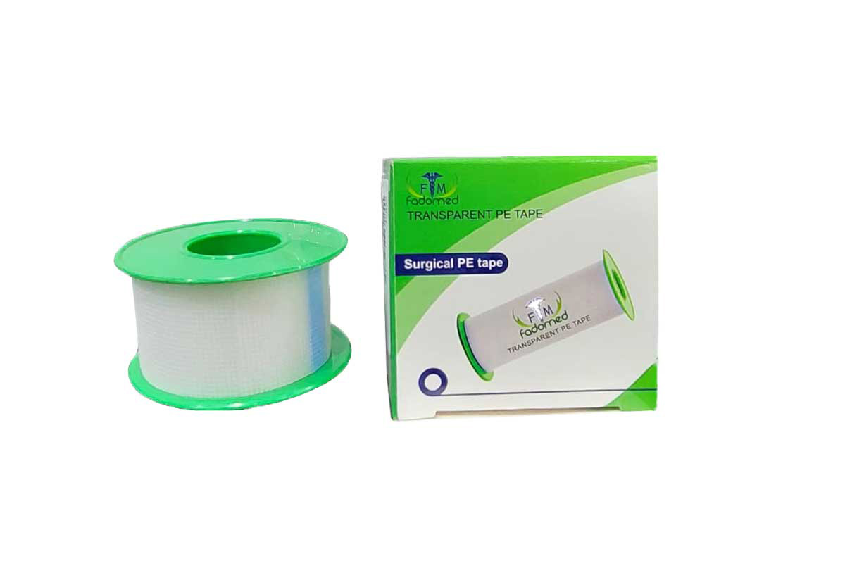 FADOMED SURGICAL PE TAPE WITH COVER 2.5CMX5M - Life Care Apotek